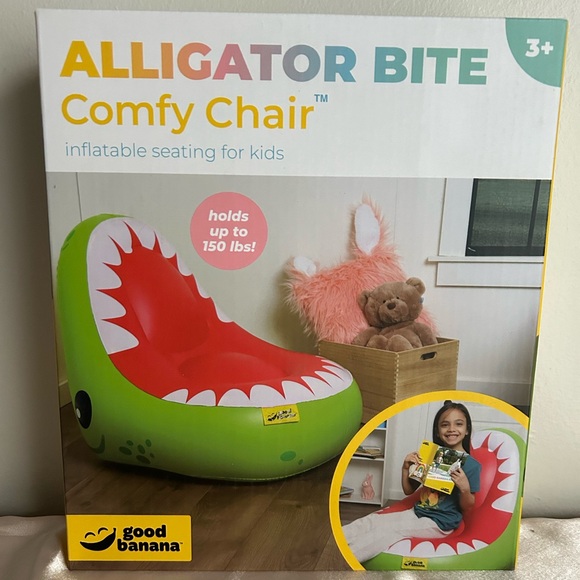 Good Banana Alligator Bite Comfy Chair Brand New - Picture 3 of 8